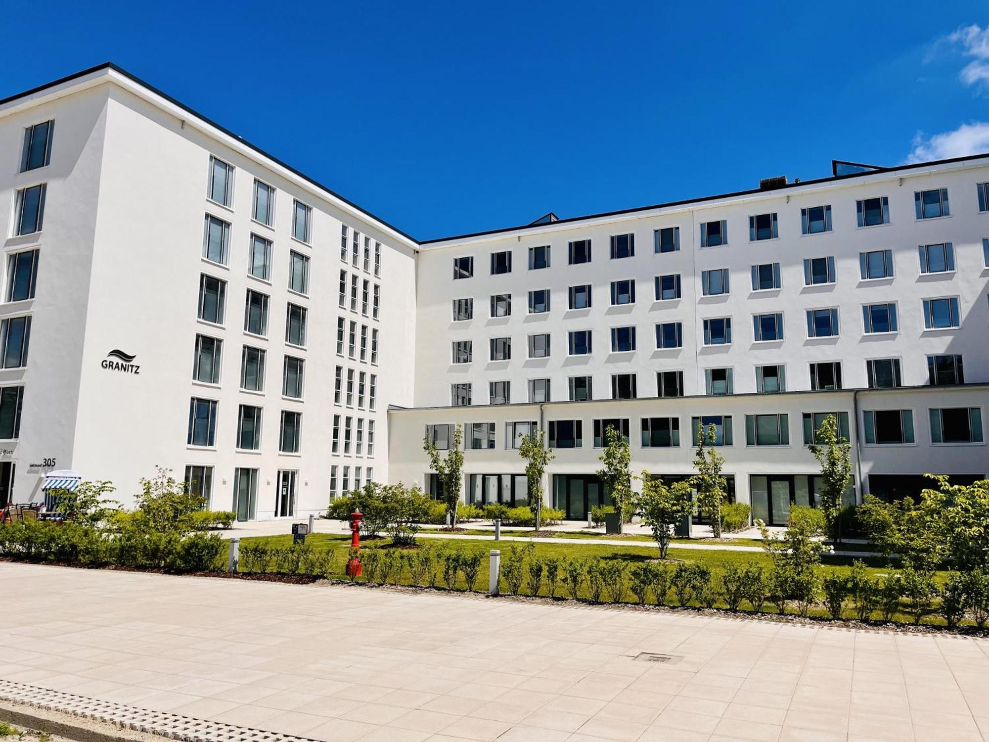 Ferienwohnung Aquamarin Im Haus Arkona Prora Binz Exterior foto
