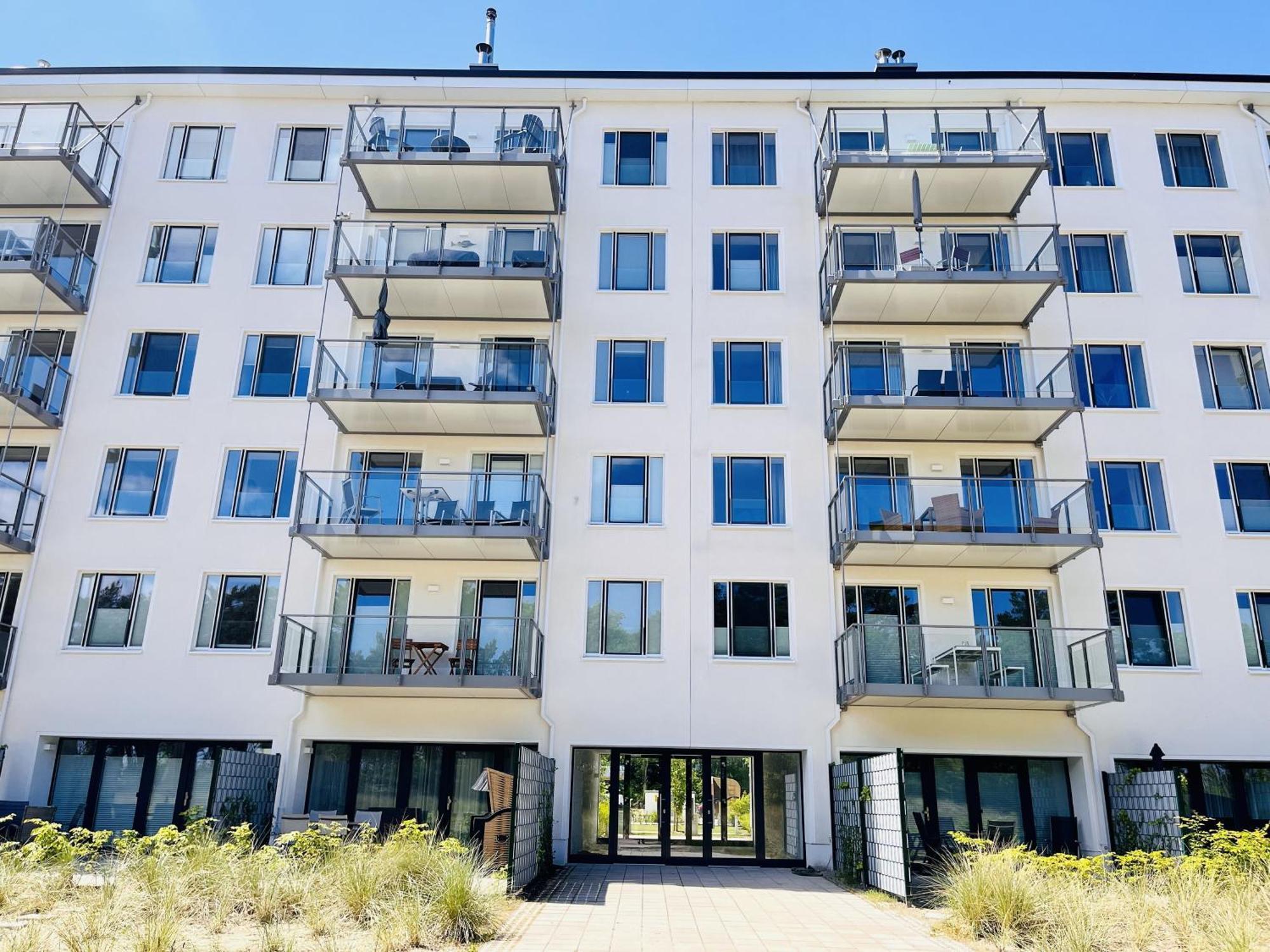 Ferienwohnung Aquamarin Im Haus Arkona Prora Binz Exterior foto